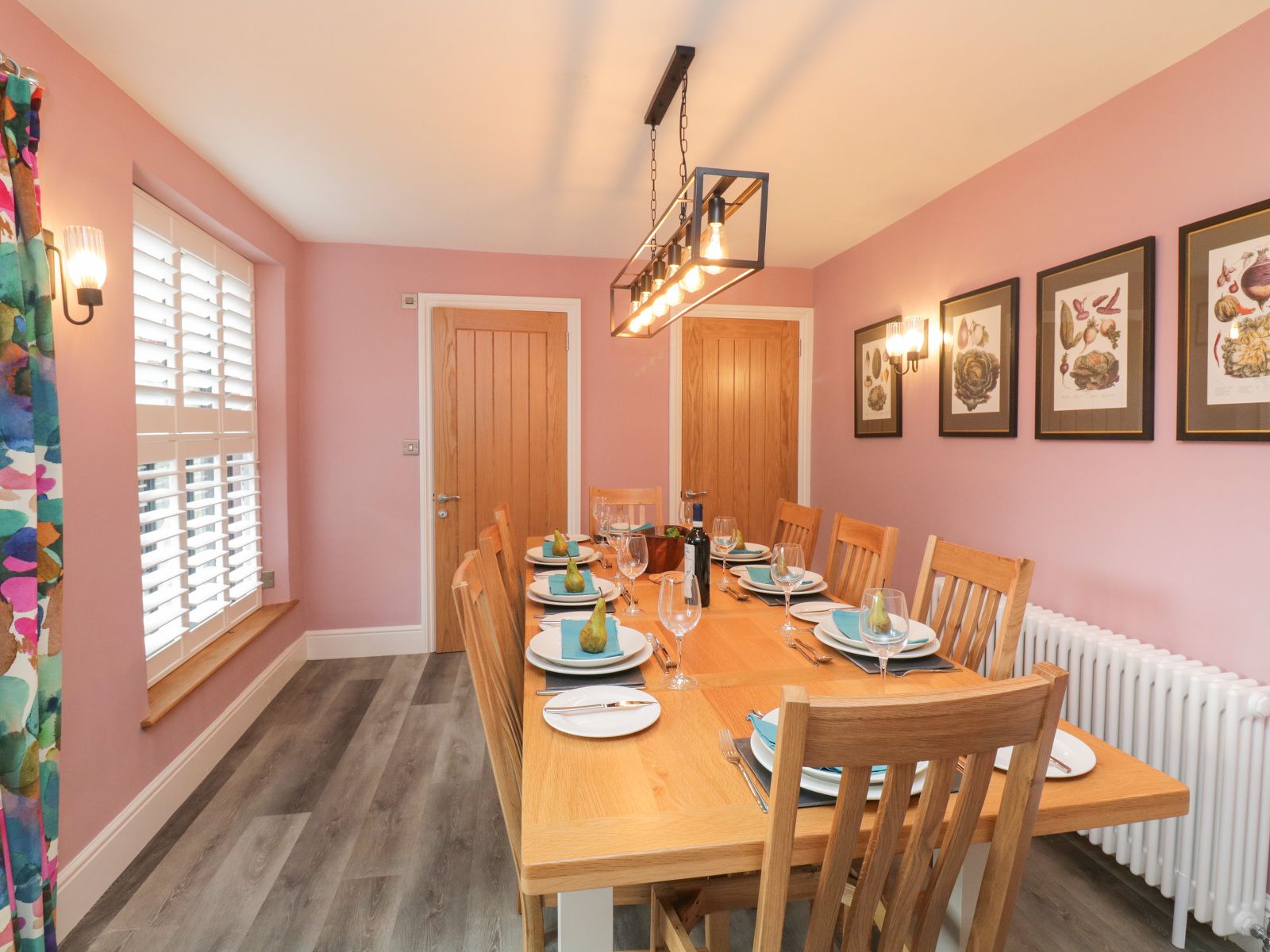 Dining room wall finished