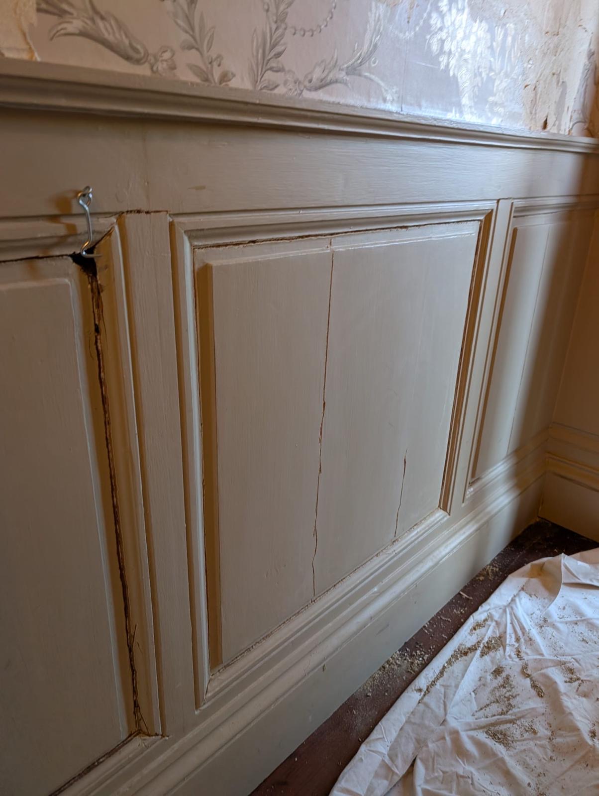 WC stripped of paper and tiles